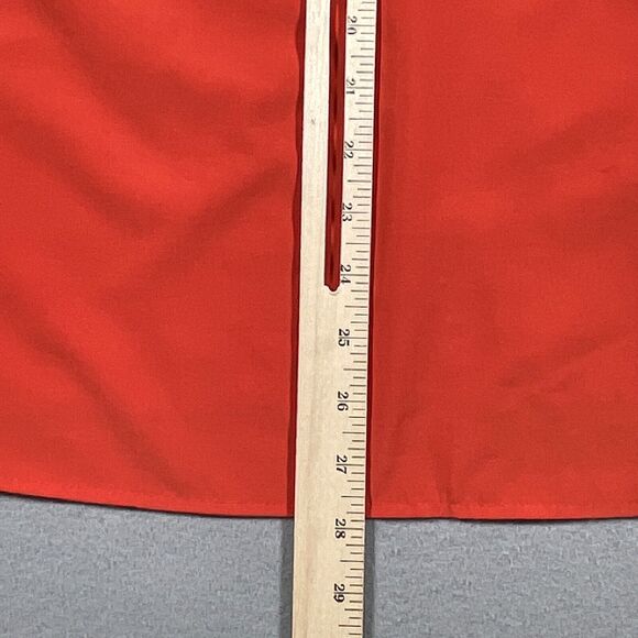 Chicos 2 Top Shirt 3 XL Pullover Keyhole Orange 3/4 Choker Sleeve Stretch Autumn - Picture 8 of 14